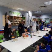Year 3's Seeds and Berries Topic - Crumble Making